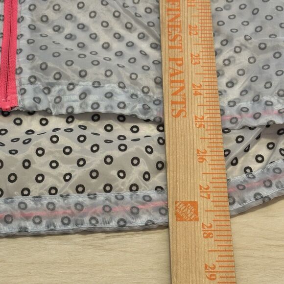 Nike Run Women Large Full Zip Lightweight Jacket Opaque Clear Translucent - Picture 11 of 11